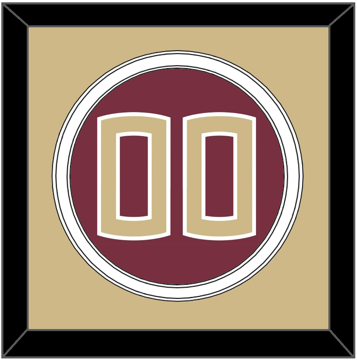 Florida State Baseball Number - Alternate Garnet - Signature Tier 3