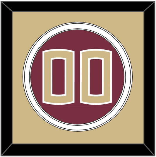 Florida State Baseball Number - Alternate Garnet - Signature Tier 3
