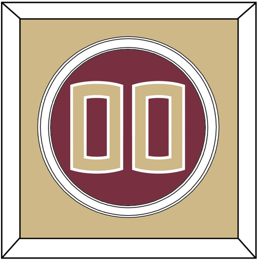 Florida State Baseball Number - Alternate Garnet - Signature Tier 3