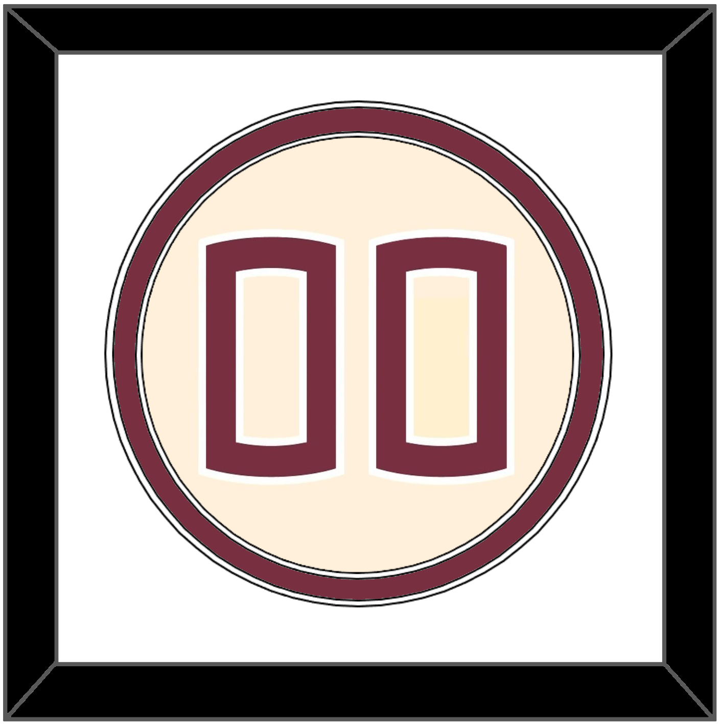 Florida State Baseball Number - Alternate Gold (2016-2018) - Signature Tier 1