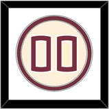 Florida State Baseball Number - Alternate Gold (2016-2018) - Double Mat 1