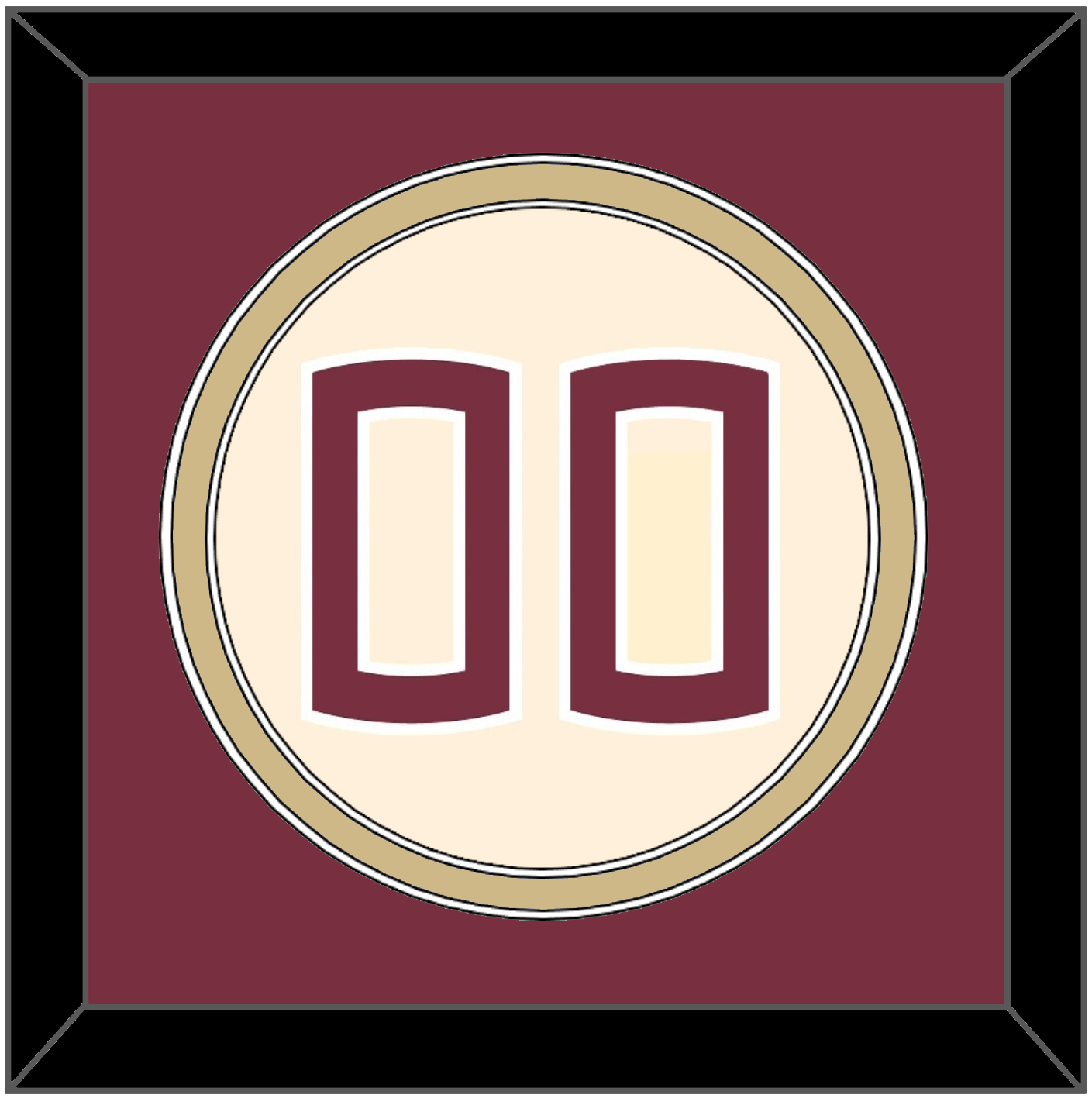 Florida State Baseball Number - Alternate Gold (2016-2018) - Signature Tier 2