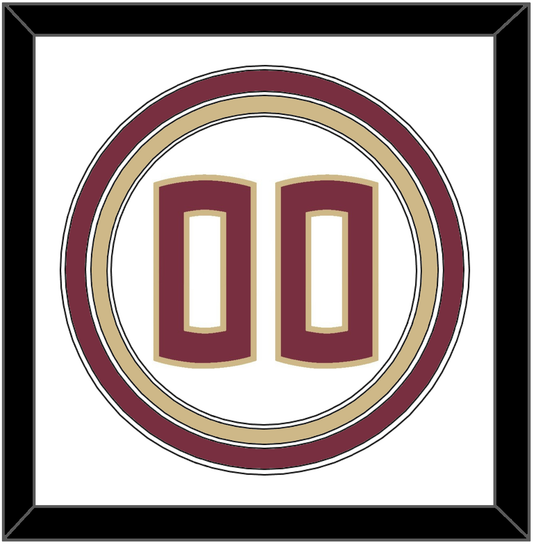 Florida State Baseball Number - Home White - Premier Tier 1
