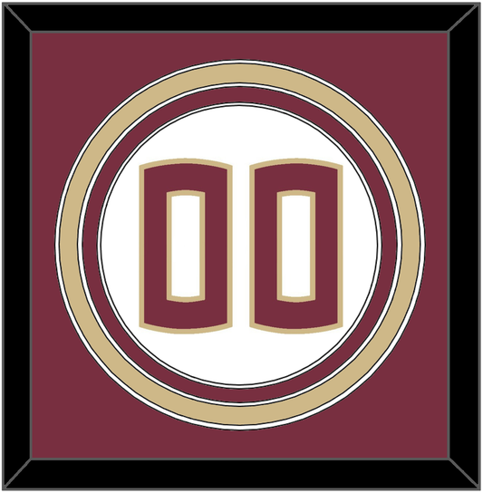 Florida State Baseball Number - Home White - Premier Tier 2