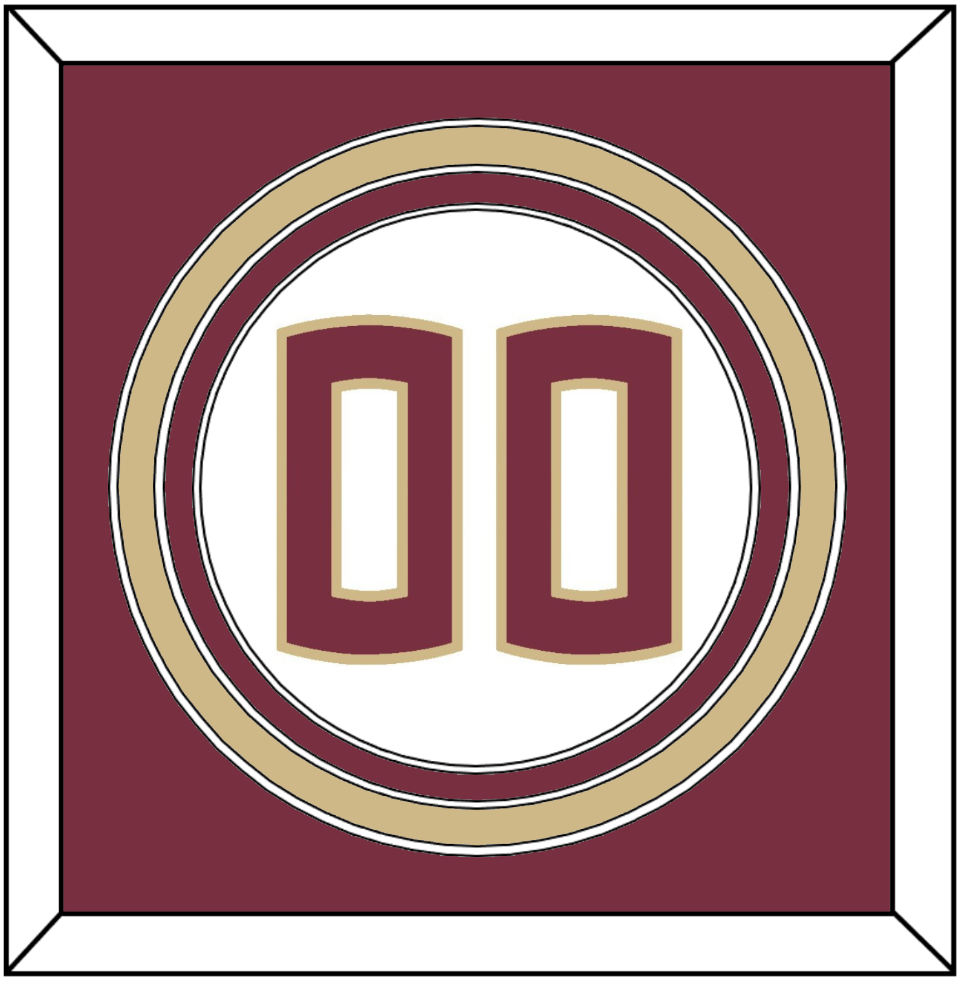 Florida State Baseball Number - Home White - Premier Tier 2