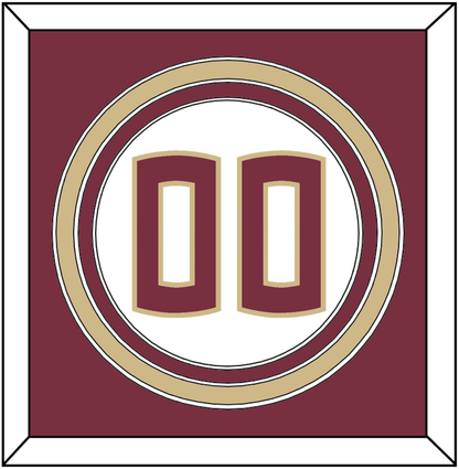 Florida State Baseball Number - Home White - Premier Tier 2