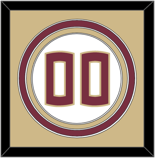 Florida State Baseball Number - Home White - Premier Tier 3