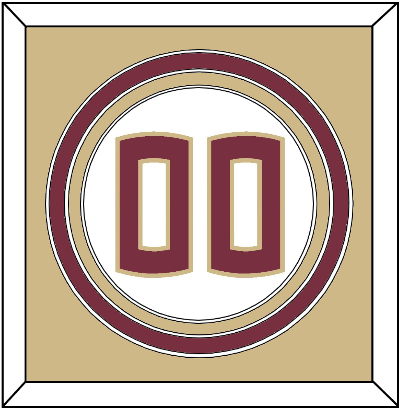 Florida State Baseball Number - Home White - Premier Tier 3