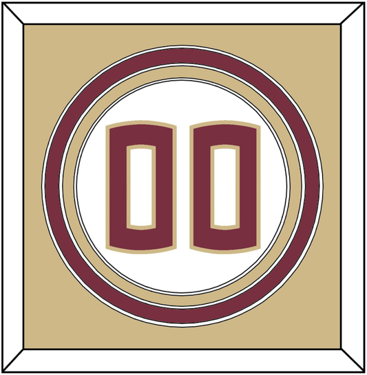 Florida State Baseball Number - Home White - Premier Tier 3