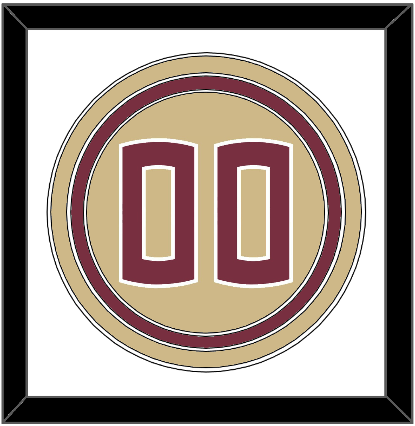 Florida State Baseball Number - Alternate Gold - Premier Tier 1