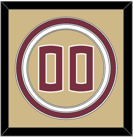 Florida State Baseball Number - Alternate Gold - Premier Tier 3