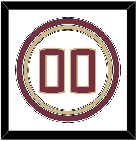 Florida State Baseball Number - Home White (2016-2018) - Premier Tier 1