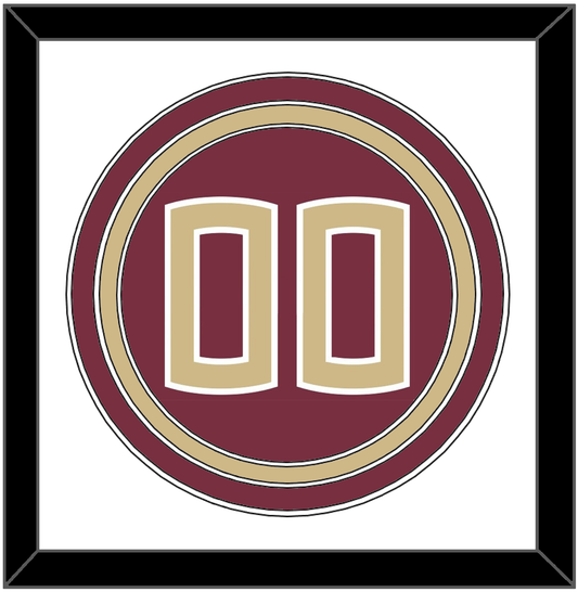 Florida State Baseball Number - Alternate Garnet - Premier Tier 1