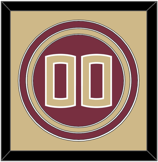 Florida State Baseball Number - Alternate Garnet - Premier Tier 3