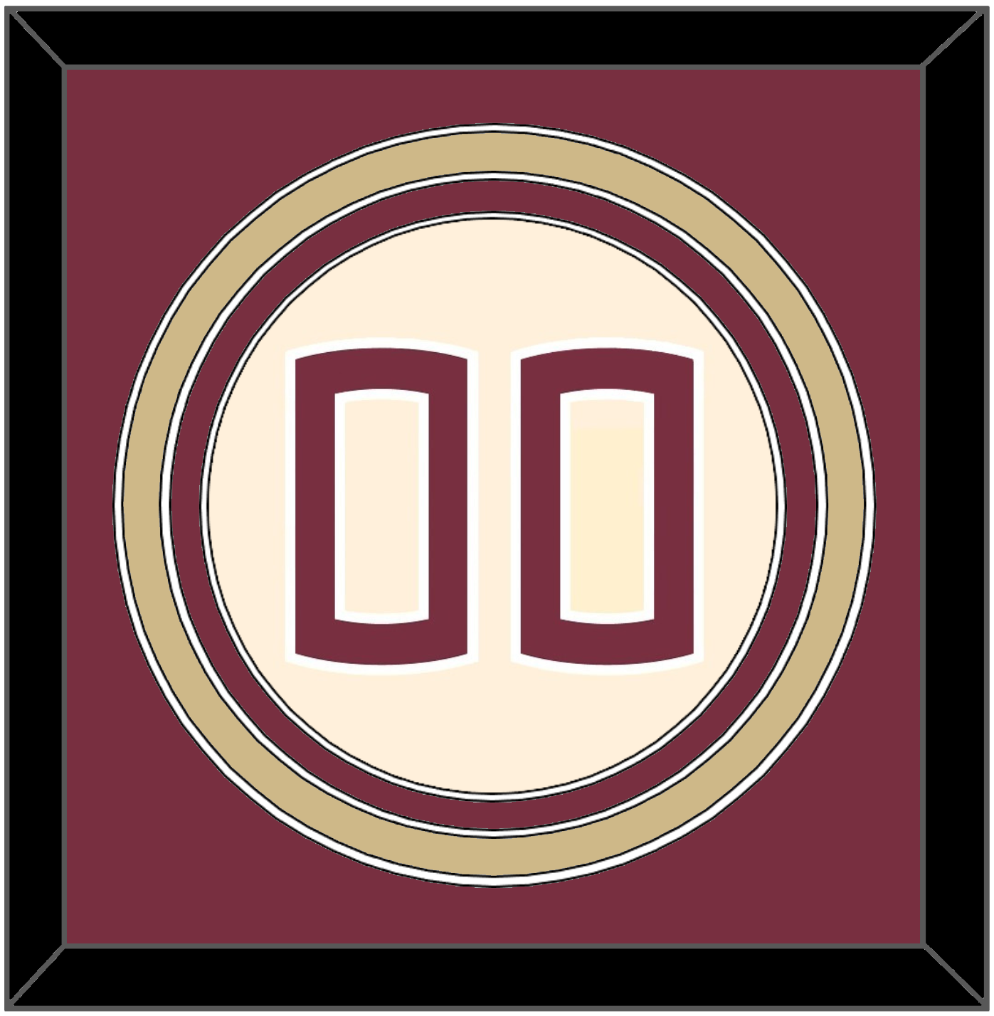 Florida State Baseball Number - Alternate Gold (2016-2018) - Premier Tier 2