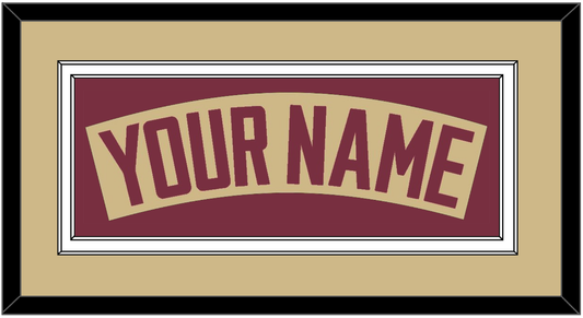 Florida State Baseball Nameplate - Alternate Gold - Signature Tier 3