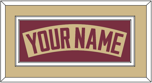 Florida State Baseball Nameplate - Alternate Gold - Signature Tier 3