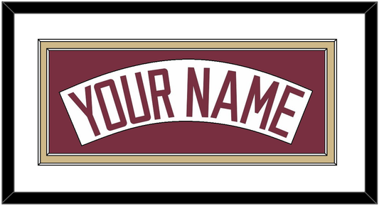 Florida State Baseball Nameplate - Home White (2016-2018) - Signature Tier 1