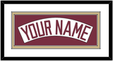 Florida State Baseball Nameplate - Home White (2016-2018) - Double Mat 1