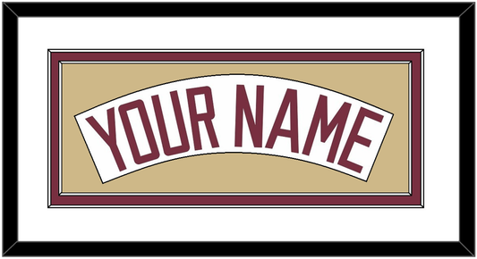 Florida State Baseball Nameplate - Home White (2016-2018) - Signature Tier 2