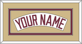 Florida State Baseball Nameplate - Home White (2016-2018) - Double Mat 4