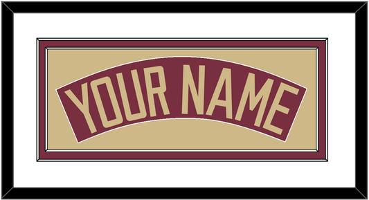 Florida State Baseball Nameplate - Alternate Garnet - Signature Tier 1