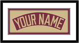 Florida State Baseball Nameplate - Alternate Garnet (2016-2018) - Double Mat 1