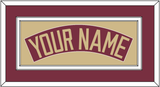 Florida State Baseball Nameplate - Alternate Garnet (2016-2018) - Double Mat 2