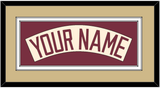 Florida State Baseball Nameplate - Alternate Gold (2016-2018) - Double Mat 3
