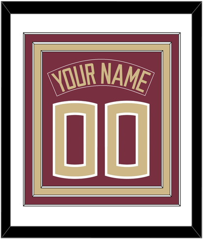 Florida State Name & Full-Size Number - Combined