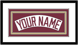 Florida State Baseball Nameplate - Home White (2016-2018) - Triple Mat 1