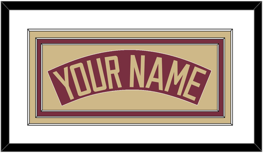 Florida State Baseball Nameplate - Alternate Garnet - Premier Tier 1