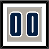 Georgetown Basketball Number - Home Gray (1994-1996) - Single Mat 1