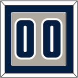 Georgetown Basketball Number - Home Gray (1994-1996) - Single Mat 2