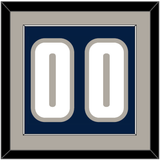 Georgetown Basketball Number - Road Blue (1994-1996) - Single Mat 2