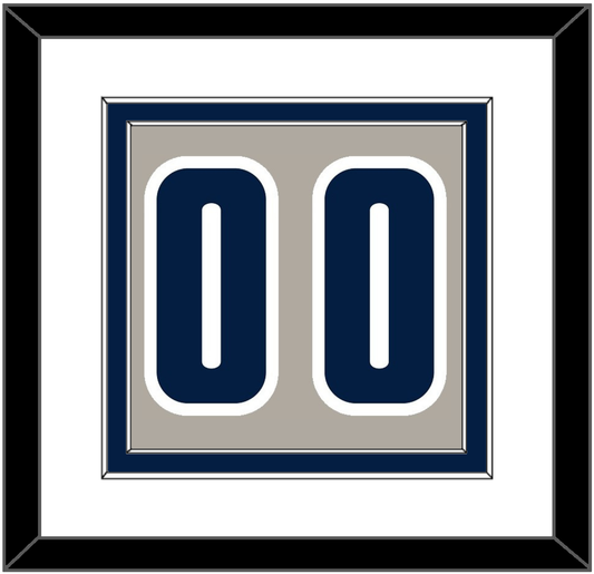 Georgetown Basketball Number - Home Gray (1994-1996) - Signature Tier 1