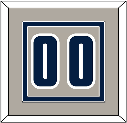 Georgetown Basketball Number - Home Gray (1994-1996) - Signature Tier 2