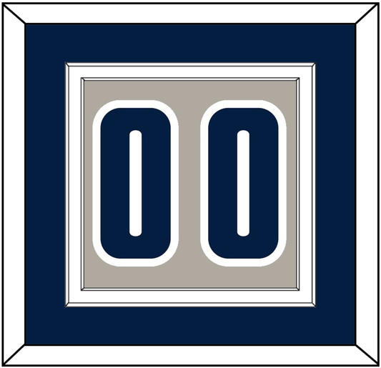 Georgetown Basketball Number - Home Gray (1994-1996) - Signature Tier 3