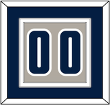Georgetown Basketball Number - Home Gray (1994-1996) - Double Mat 3