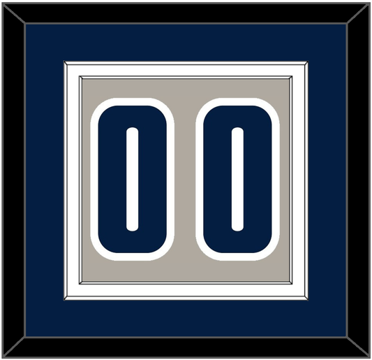 Georgetown Basketball Number - Home Gray (1994-1996) - Signature Tier 3