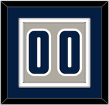 Georgetown Basketball Number - Home Gray (1994-1996) - Double Mat 3