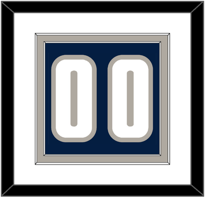 Georgetown Basketball Number - Road Blue (1994-1996) - Signature Tier 1
