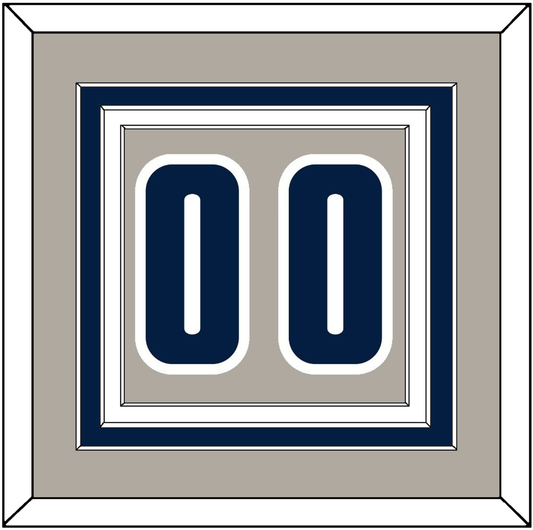 Georgetown Basketball Number - Home Gray (1994-1996) - Premier Tier 2