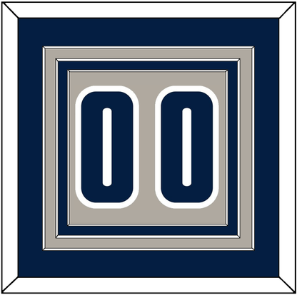 Georgetown Basketball Number - Home Gray (1994-1996) - Premier Tier 3