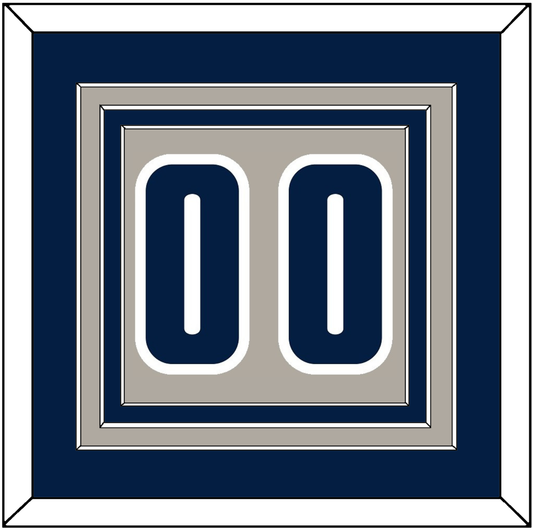 Georgetown Basketball Number - Home Gray (1994-1996) - Premier Tier 3