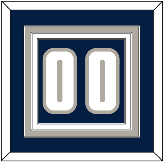 Georgetown Basketball Number - Road Blue (1994-1996) - Premier Tier 2