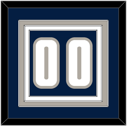 Georgetown Basketball Number - Road Blue (1994-1996) - Premier Tier 2