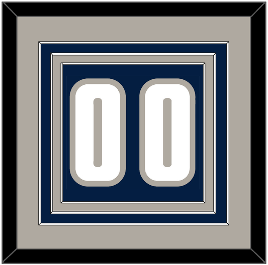 Georgetown Basketball Number - Road Blue (1994-1996) - Premier Tier 3