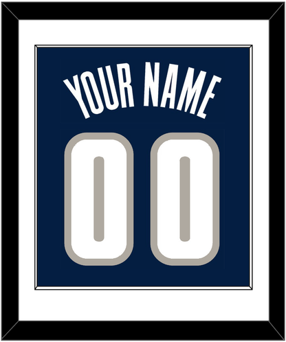 Georgetown Basketball Name & Number - Road Blue (1994-1996) - Essential Tier 1