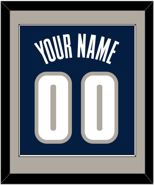 Georgetown Basketball Name & Number - Road Blue (1994-1996) - Essential Tier 2